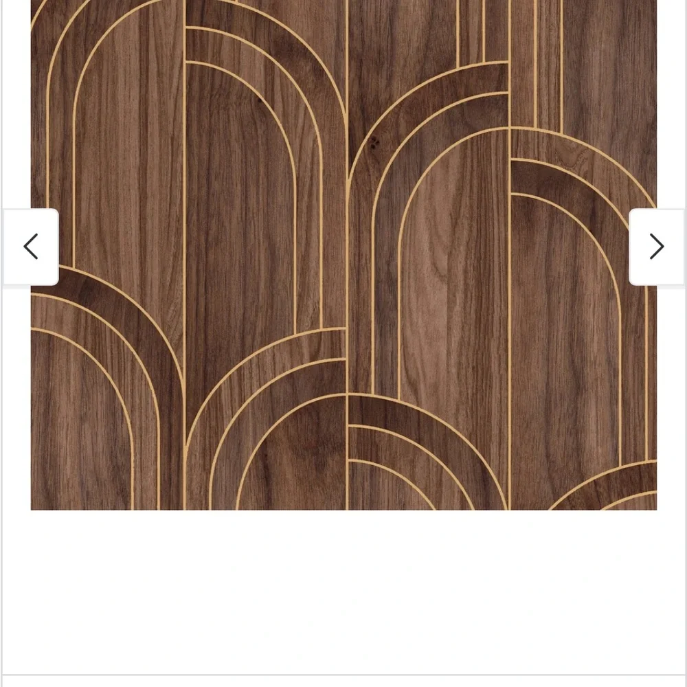New Modella Wood Walnut Paste the Wall Wallpaper - 2 rolls